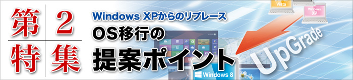 2W@Windows XP̃v[X@OSڍs̒ă|Cg