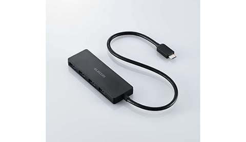 ノートPCの使い勝手を向上させる4ポートUSB 5Gbpsハブ