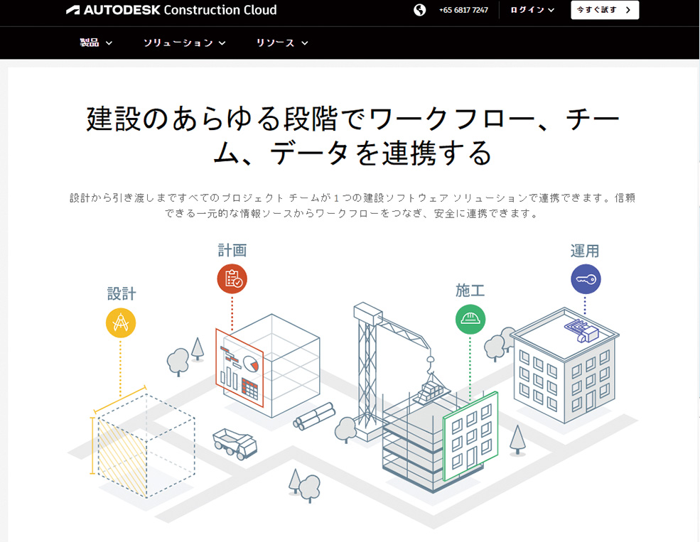 施工管理ソフトウェア「Autodesk Construction Cloud」