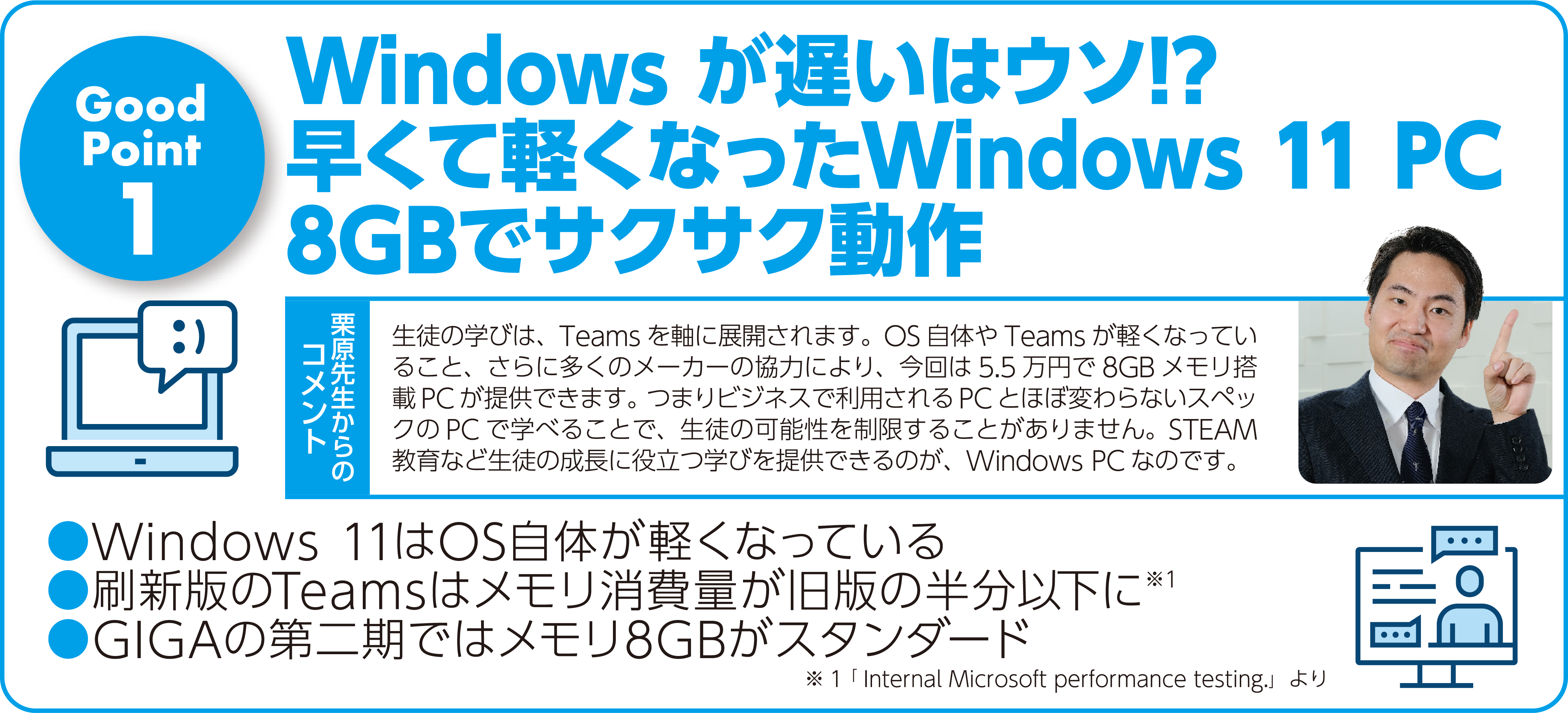 Windows が遅いはウソ!?早くて軽くなった Windows 11 PC 8GBでサクサク動作