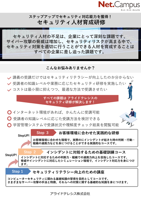 セキュリティ人材育成研修